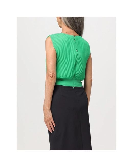 Liu Jo Green Sleeveless Tops