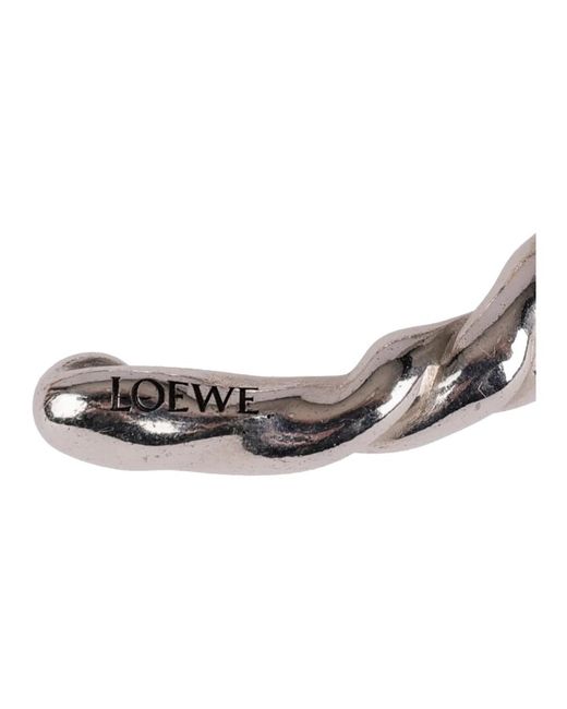 Loewe Metallic Silber armband