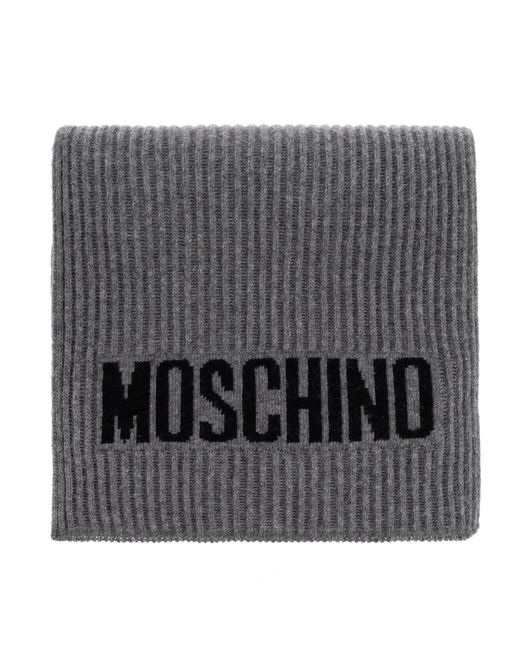Moschino Black Winter Scarves