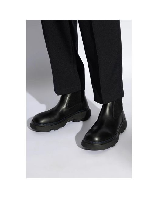 Burberry Black Ankle Boots for men