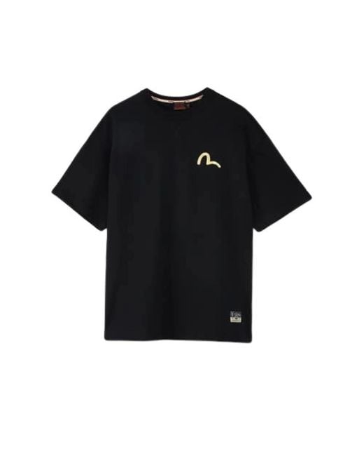 Evisu Black T-Shirts for men