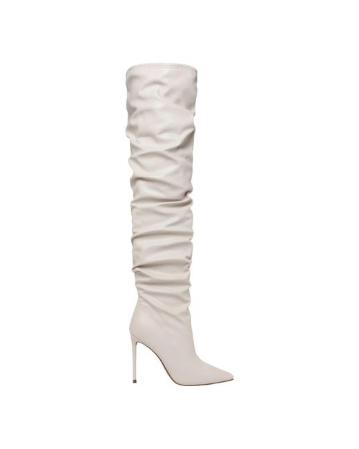 Over-Knee Boots di Steve Madden in White