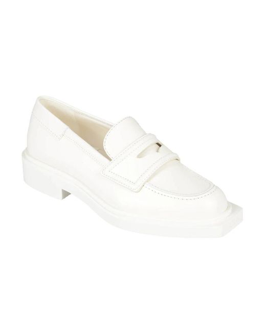 3Juin White Loafers