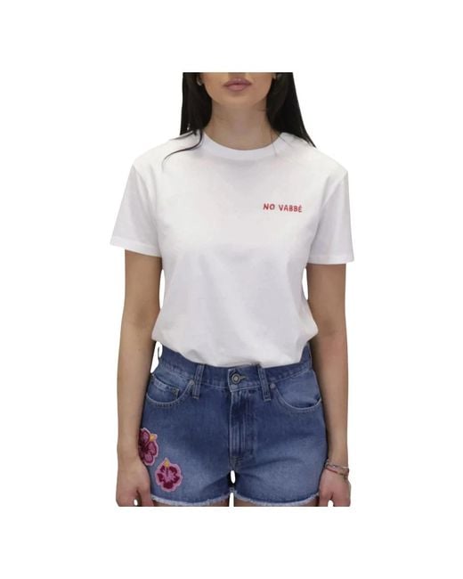 Mc2 Saint Barth White T-Shirts