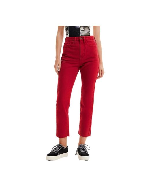 Wo jeans Desigual de color Red