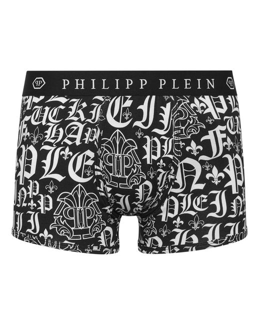 Philipp Plein Ondergoed ,Zwart ,Katoen Boxer Ondergoed in het Black voor heren