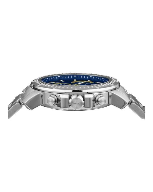 Versace Versce armbanduhr new chrono chronograph 45 mm ve2e00721 in Metallic für Herren