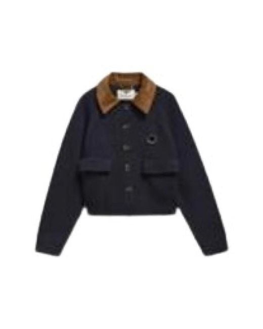 Light Jackets Barbour de color Blue