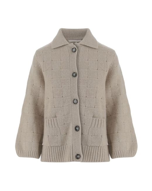 Allude Gray Cashmere Knitwear