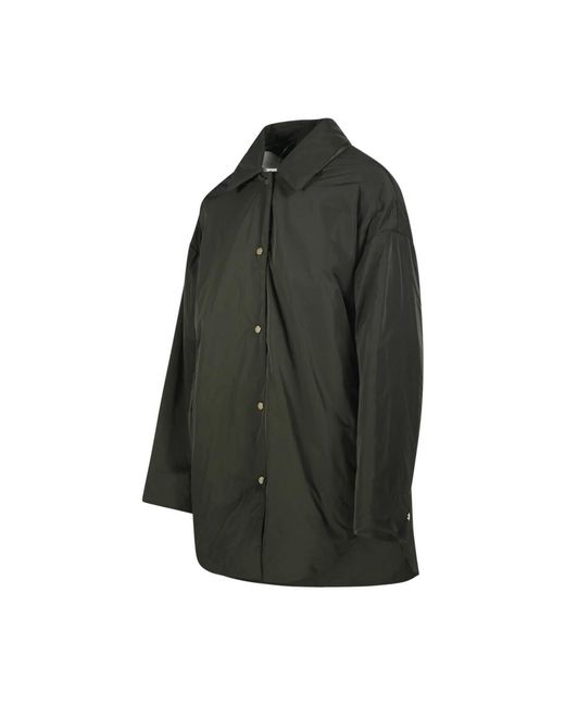 Max Mara Jassen ,Groen ,Carlotta Quilted Shirt in het Green