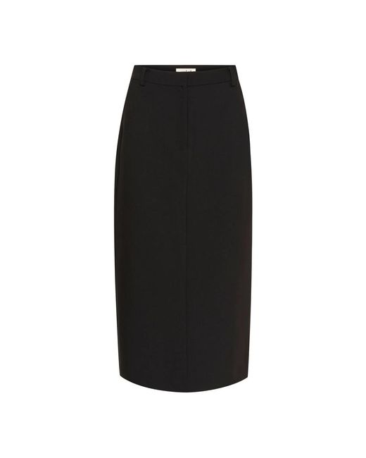 Soaked In Luxury Midi Skirts in het Black