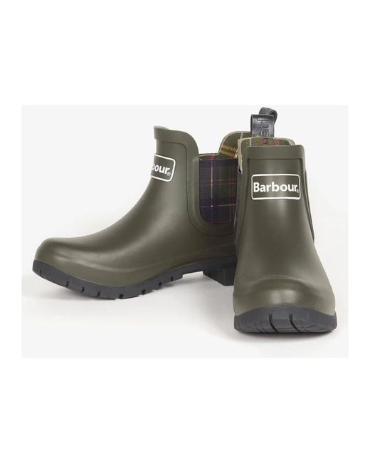 Barbour Green Rain Boots