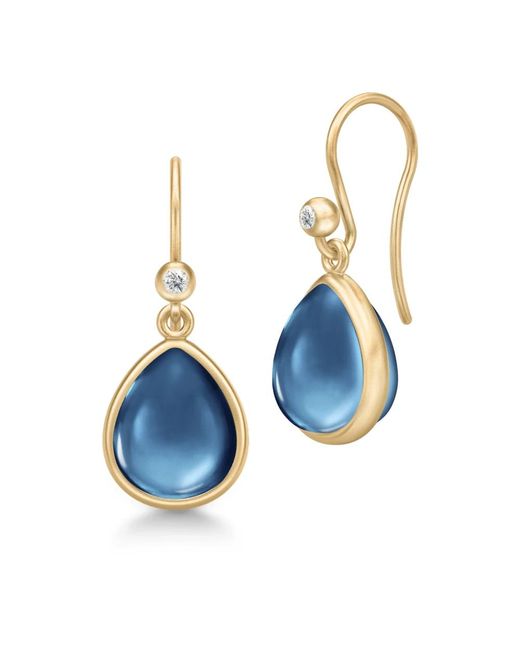 Earrings Julie Sandlau de color Blue