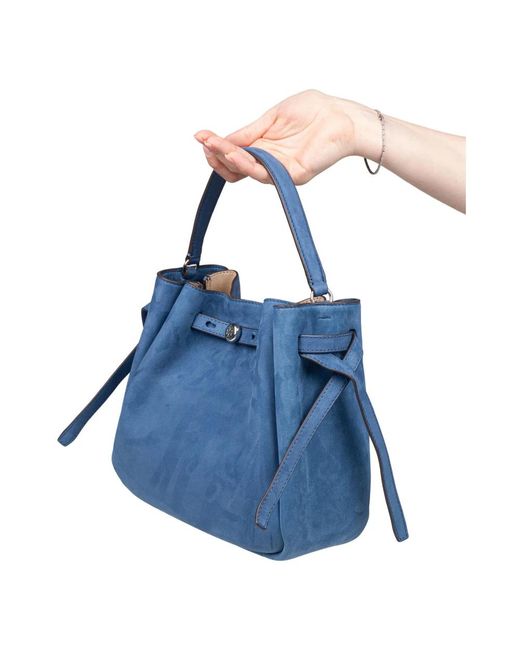 Tory Burch Blue Bucket Bags