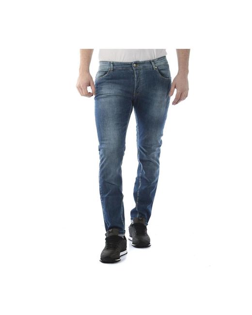 Daniele Alessandrini Blue Slim Fit Jeans for men