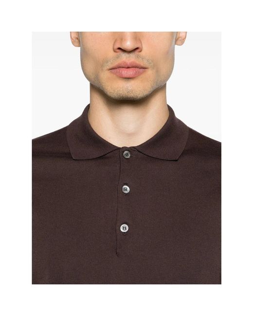 Canali Brown Polo Shirts for men