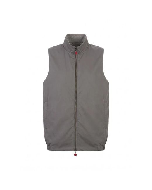 Kiton Gray Waistcoats for men