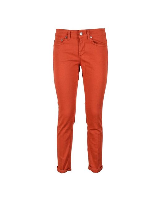 Dondup Red Skinny Jeans