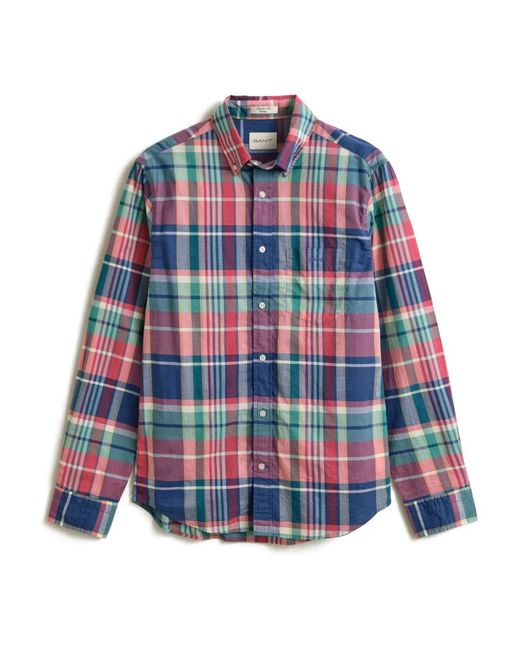 Gant Blue Casual Shirts for men