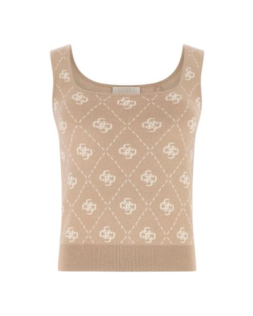 Guess Sarah Top in het Natural