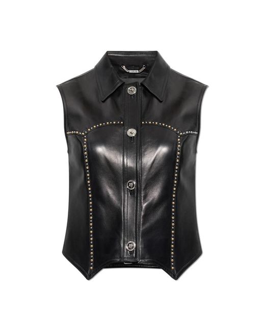 Vests Versace en coloris Black