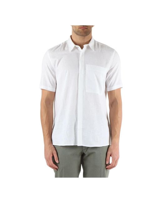 Camicia adalia regular fit in lino e viscosa di Antony Morato in White da Uomo