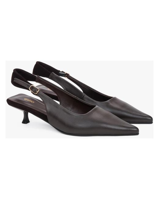 ESTRO Brown Pumps