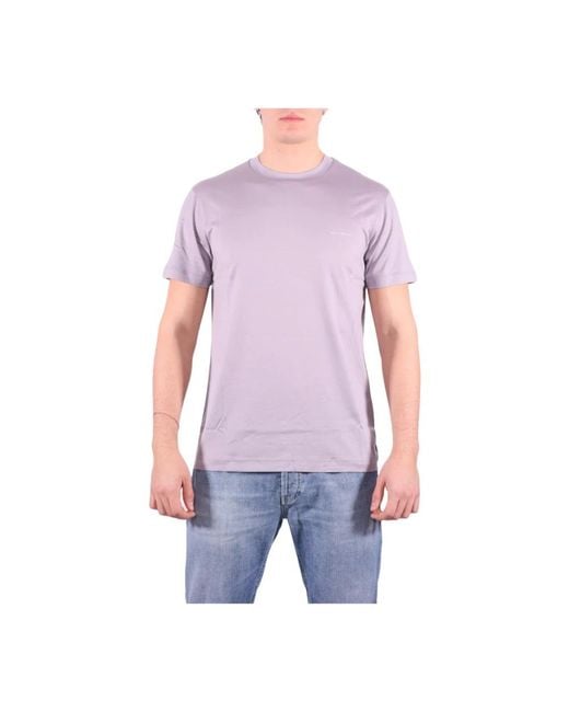Emporio Armani Purple T-Shirts for men