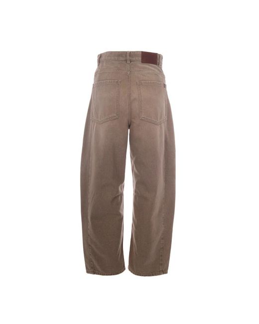 Max Mara Brown Loose Fit Jeans
