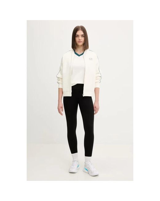 EA7 Tops ,Polyester Training T-Shirt in het White
