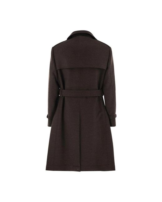 Brunello Cucinelli Black Trench Coats for men