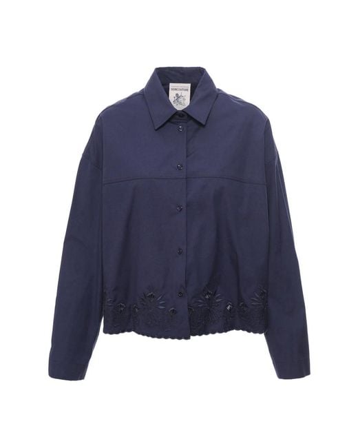 Semicouture Blue Light Jackets