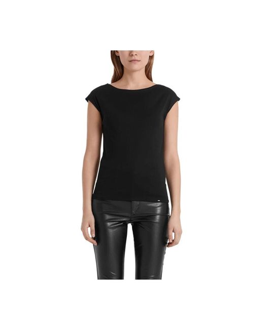 Marc Cain Black Elegantes es Baumwoll-T-Shirt