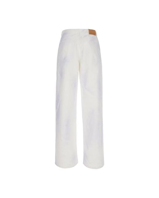 Stella McCartney White Straight Jeans