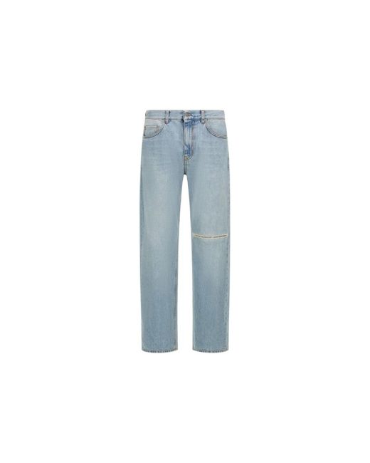 Roberto Cavalli Blue Straight Jeans for men