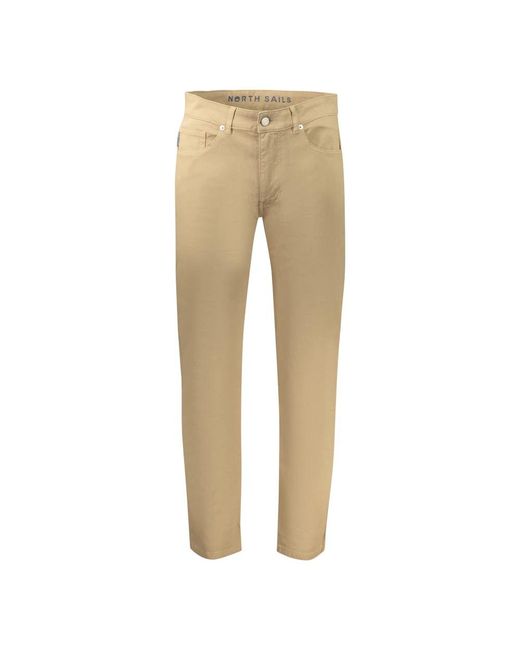 North Sails Natural Slim-Fit Trousers for men