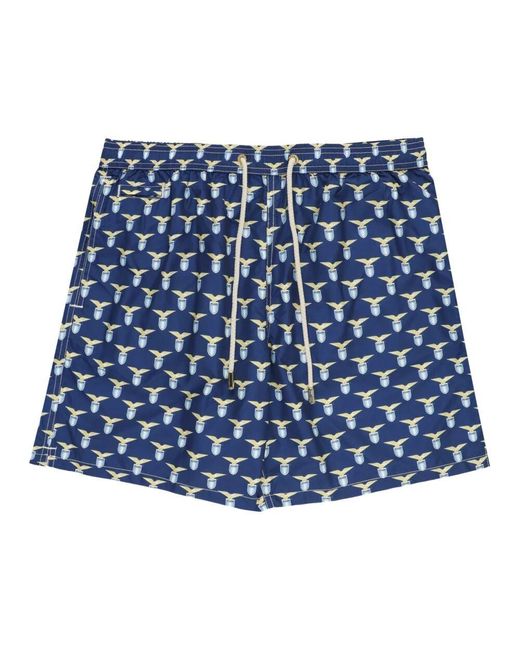 Mc2 Saint Barth Blaue Meer Kleidung Badehose Elastisch in Blue für Herren