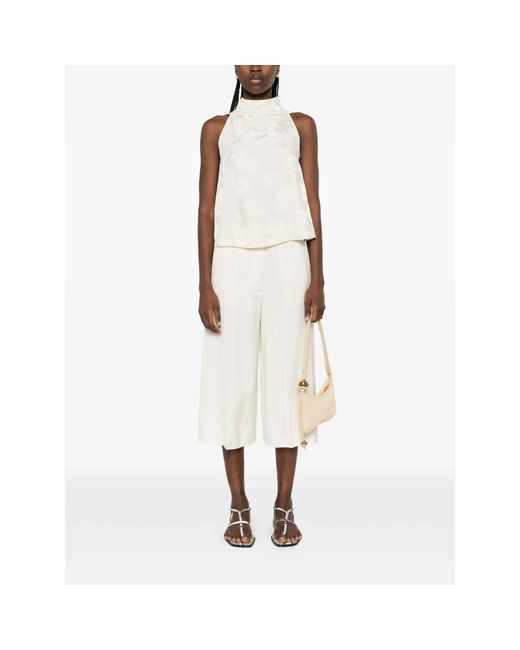 Forte_forte White Sleeveless Tops