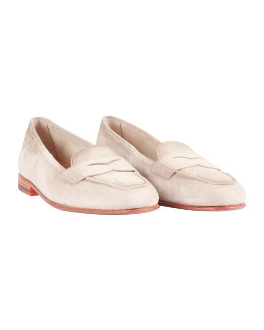 Santoni Pink Loafers