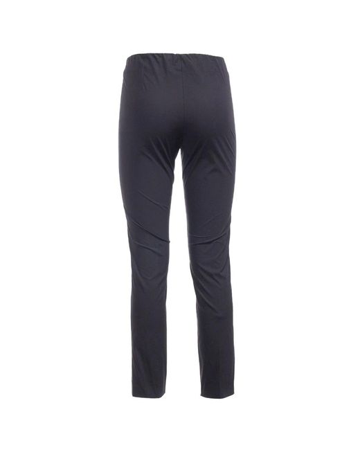 Le Tricot Perugia Blue Slim-Fit Trousers
