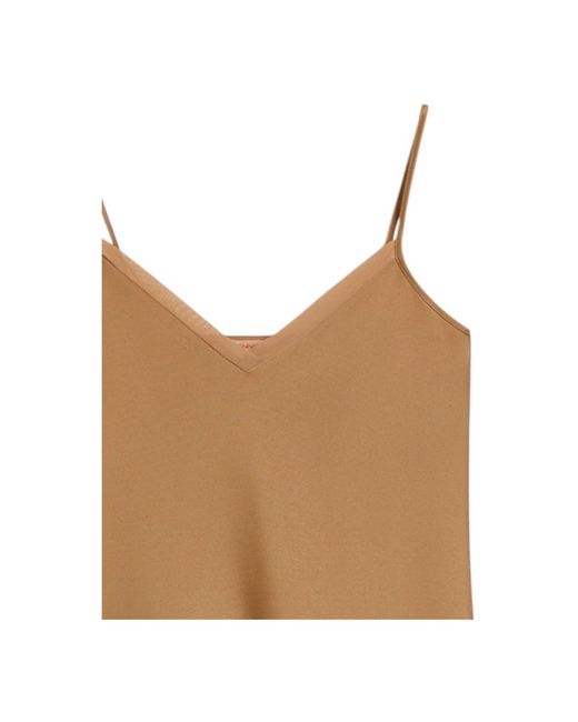 Pennyblack Brown Sleeveless Tops