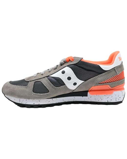 Saucony Original shadow sneakers in orange in Gray für Herren