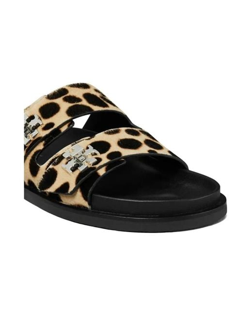 Sliders Tory Burch de color Black