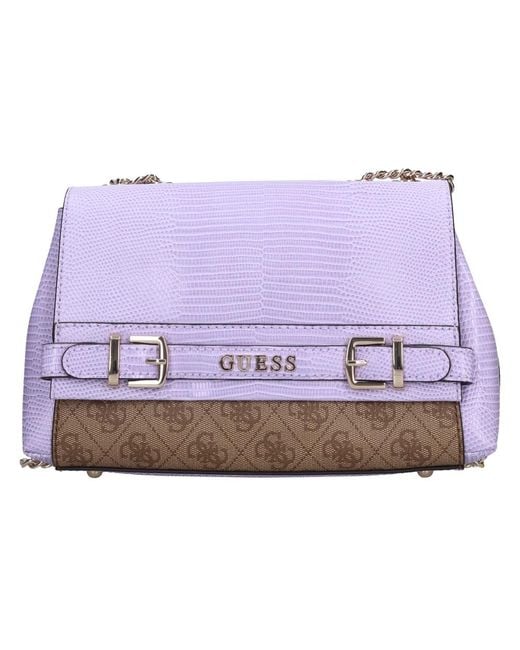 Shoulder Bags Guess en coloris Purple