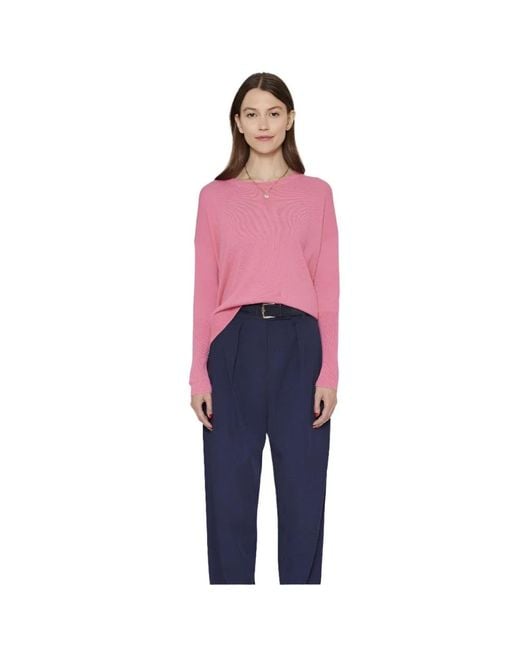 arch4 Red Round-Neck Knitwear