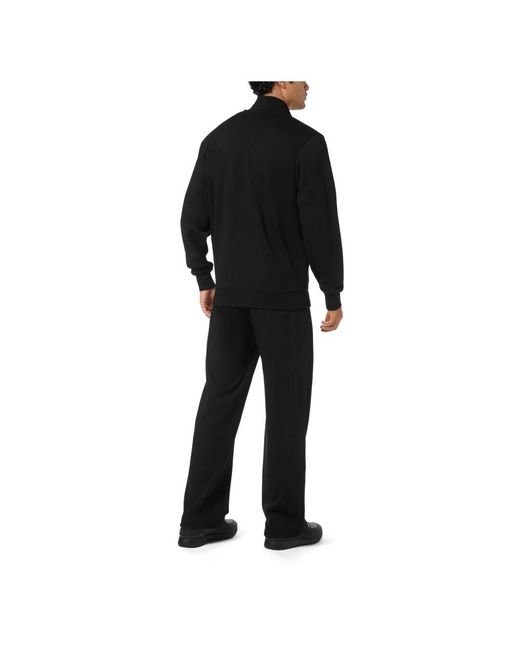 Billionaire Hoodies & Sweatvesten ,Zwart ,Katoen Tracksuitjack Met Volledige Ritssluiting in het Black voor heren