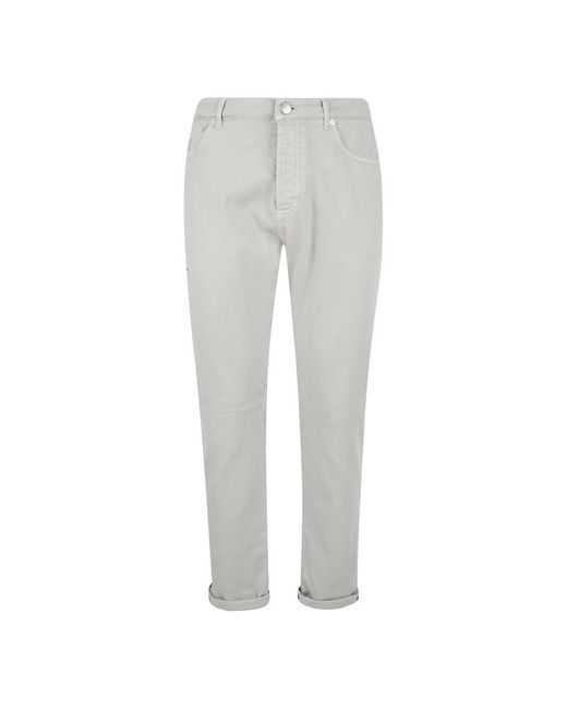 Brunello Cucinelli Gray Slim-Fit Jeans for men