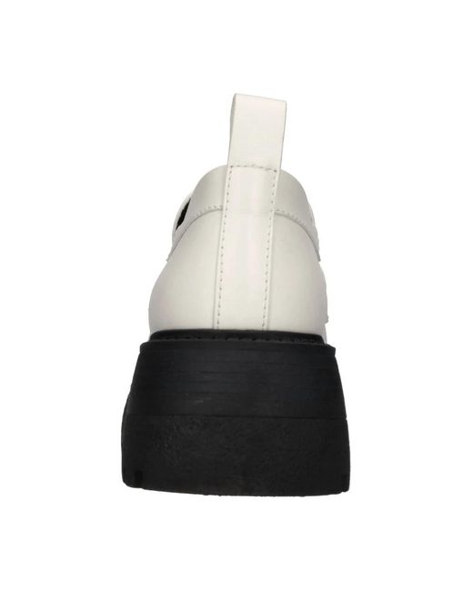 3Juin White Loafers