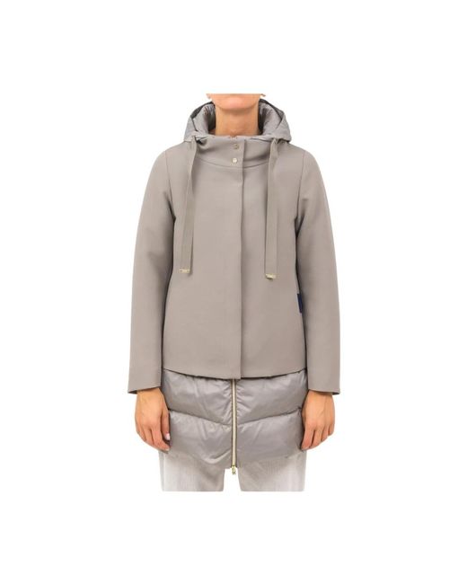 Herno Jassen ,Polyester Winterjas in het Gray