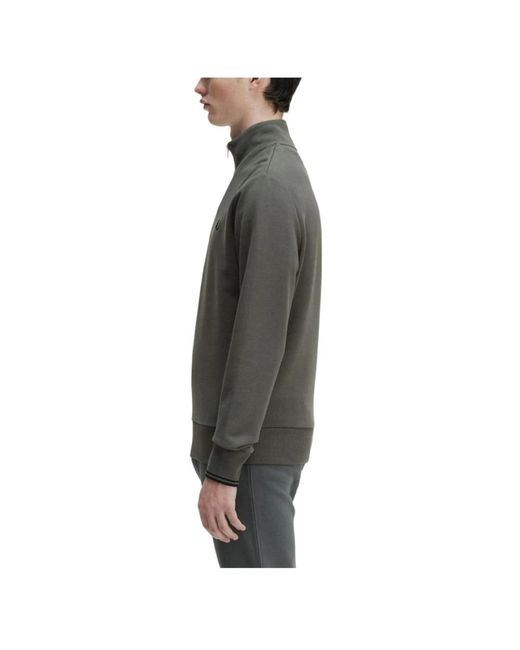 Fred Perry Gray Zip-Throughs for men